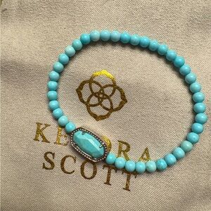 Kendra Scott Blue Bead Stone Bracelet